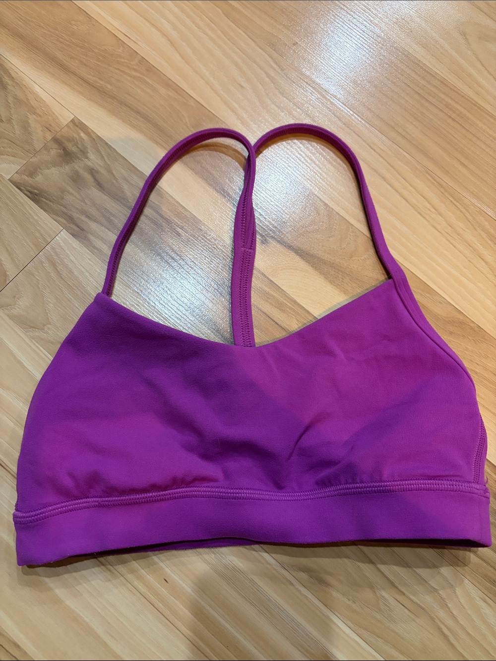 lululemon athletica Purple Magenta Strappy Sports Bra